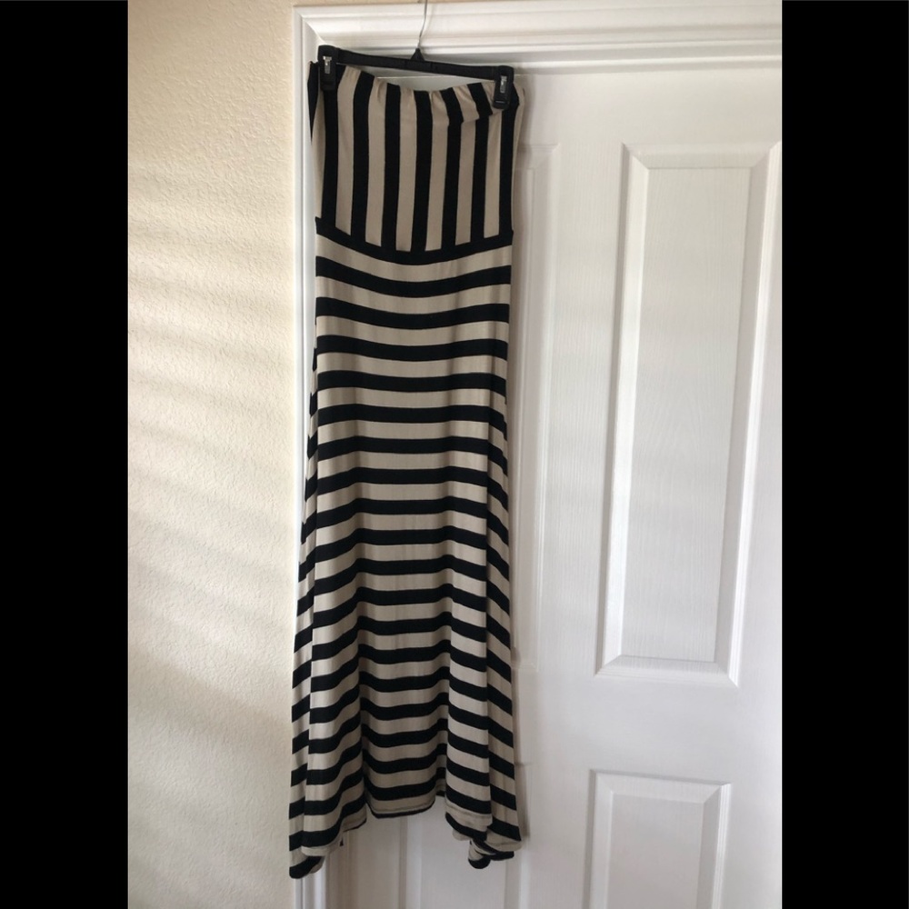 Mid calf length dress